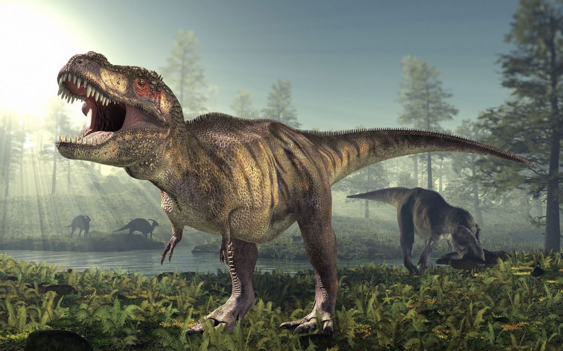 Warum sind die Dinosaurier ausgestorben? Haben Außerirdische sie ausgerottet... - Bildquelle: Getty Images/ROGER HARRIS/SPL