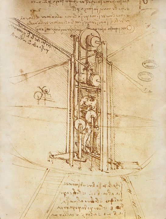 Als produktiver Erfinder baute Leonardo da Vinci unglaubliche Maschinen, die... - Bildquelle: Book: Leonardo by Trewin Copplestone